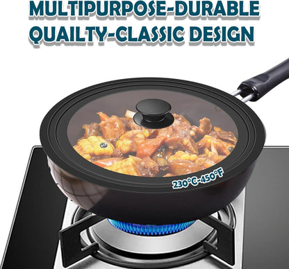 Multi‑Size Tempered Glass Universal Cookware Lid
