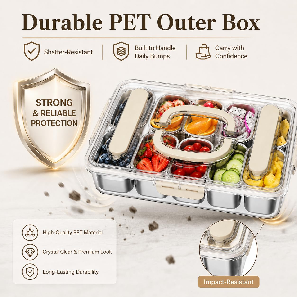 Ankou Food Storage Container Sets, 2.8 Qt *2+ 4.2 Qt *4 Airtight Canisters with Lids and 130ml Scoop, BPA-Free Plastic Pantry Containers for Flour, Sugar, Rice