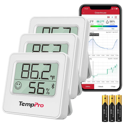 TempPro TempAir Hygrometer Indoor Thermometer for Home