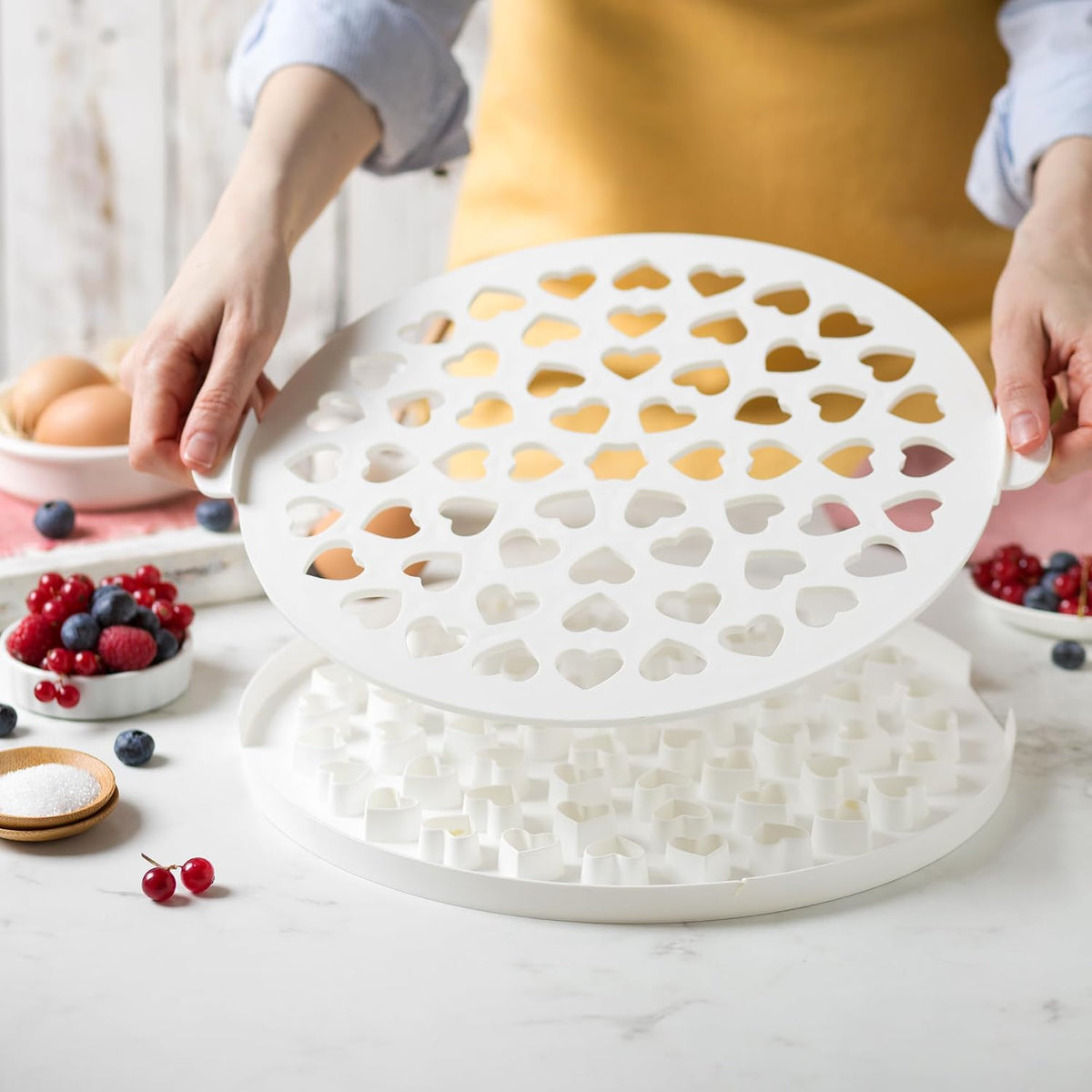 Decora Lattice Crust Cutter, White, 30 cm