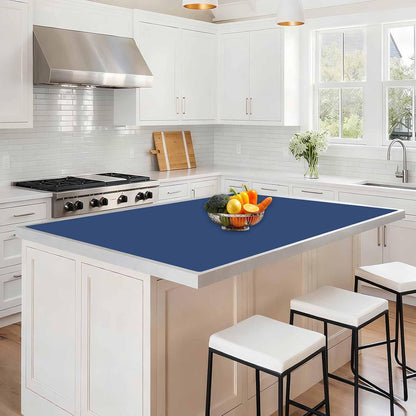 78.7"x23.6" Large Silicone Mat for Kitchen Counter, Heat Resistant Non-Slip Countertop Protector, Waterproof Silicone Craft Mat for Kitchen Island, Semitransparent