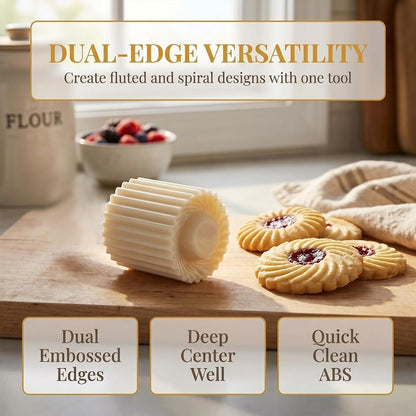 Cookie Press, 2-in-1 Moon Cake Mold Press, Sunflower Cookie Shaper