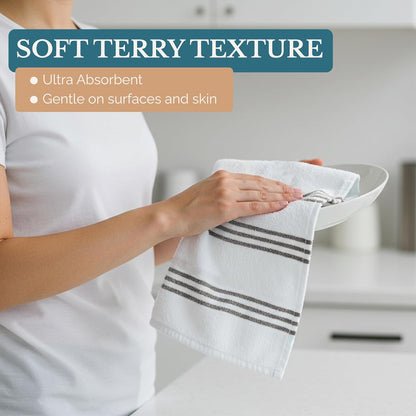 Casa Platino Potholders for Kitchens, 8-Piece – 500°F Heat Resistant Oven Mitts and Pot Holders, Mini Oven Mitt with Silicone Grip, 2 Kitchen Towels & 2 Dish Cloths – Durable & Non-Slip – Canyon Rose