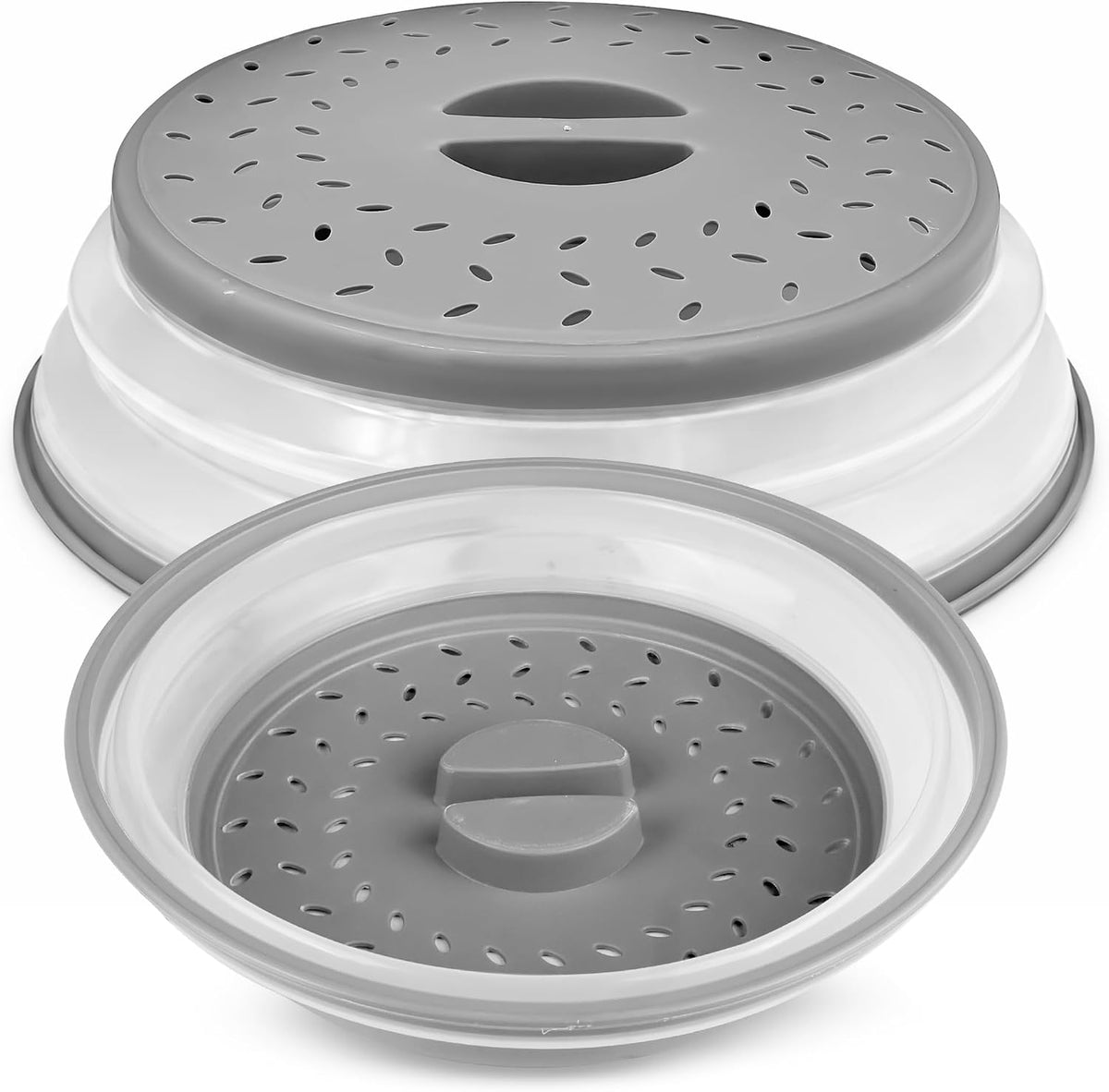 Collapsible Microwave Splatter Cover for Food, 10.5 Inch