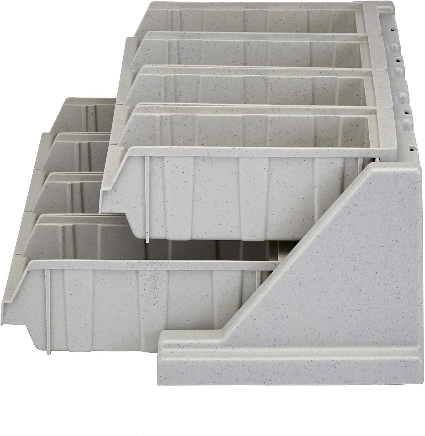 Cambro Versa - Self Serve Condiment and Utensil Bin - 12 Storage Bins - Ideal for food and coffee condiments (Black)