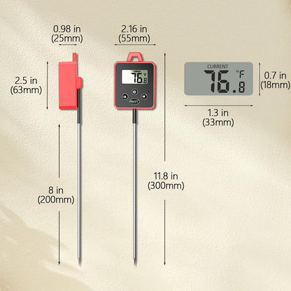 Timloon Digital Candy Thermometer with Pot Clip