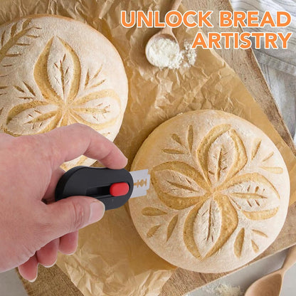 SUMAJU Magnetic Bread Lame with Extractable Blade - 20 Razor Blades,Dough Scoring Tool for Sourdough Breads baking & Bread Making Tools