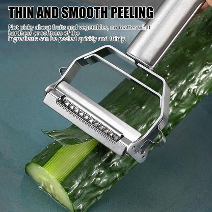Multifunction Stainless Steel Julienne Peeler Vegetable Peeler Double Planing Grater Kitchen Accessories Cooking Tools