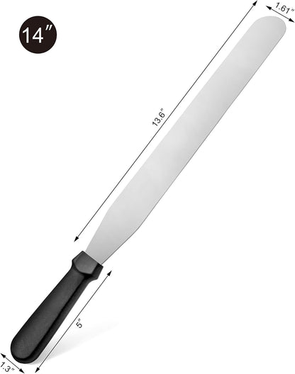 New Star Foodservice Straight Icing Spatula, 12 Inch Blade