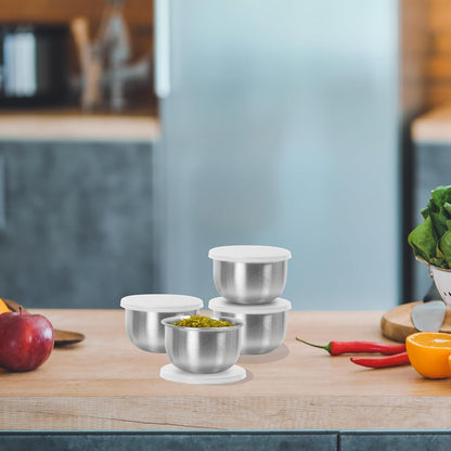 Oggi Set of 6 Colored Pinch Bowls - 4.5" / 11.4cm Diameter, Ideal Salt & Pepper, Dip, Condiments, Mini Bowls, Prep Bowls for Cooking, Mise en Place Bowls, Charcuterie