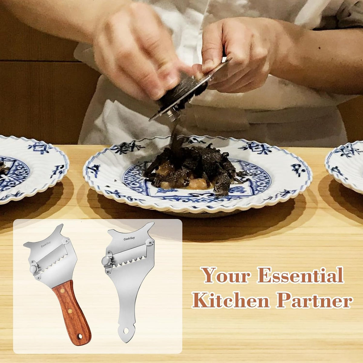 Cook Guy Truffle Shaver/Slicer, Truffle Knife Adjustable