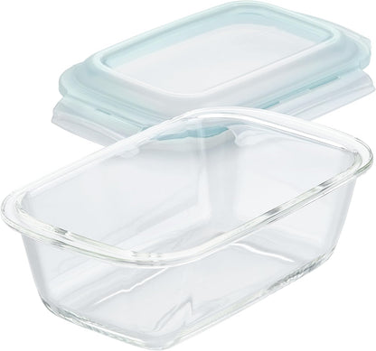 LOCK & LOCK LocknLock Purely Better Glass Round Pie Baking Dish/Food Storage Container with Lid, 9.5 Inch, Clear