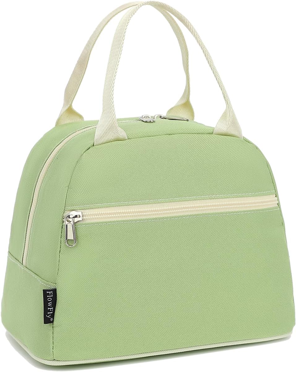 FlowFly Insulated Lunch Cooler Bag - Tote Bag Organizer for Women/Men, Black - Colors A