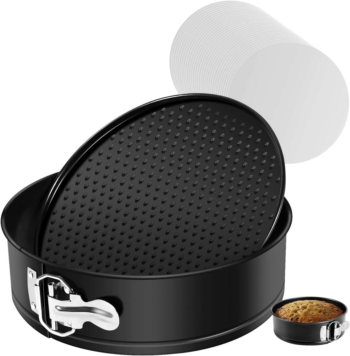 9 Inch Nonstick Springform Pan Cheesecake Pan with Removable Bottom
