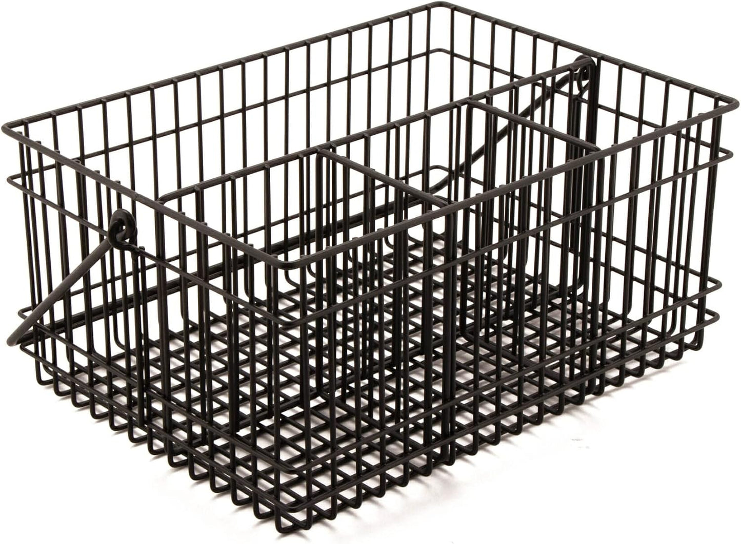 G.E.T. WB-315-MG Heavy Duty Iron Wire Utility Storage Basket/Bin with Handles, 11" x 8" x 8"