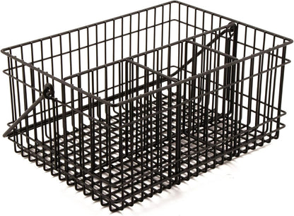G.E.T. WB-315-MG Heavy Duty Iron Wire Utility Storage Basket/Bin with Handles, 11" x 8" x 8"