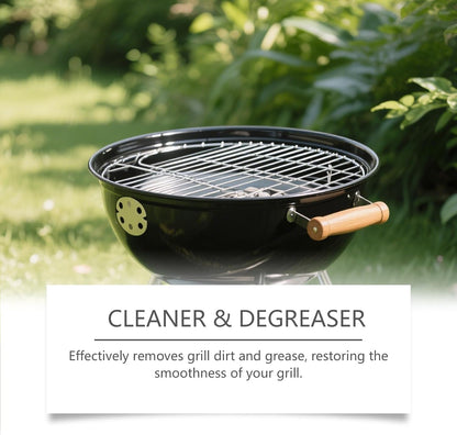 Fast-Acting Heavy-Duty Grill Degreaser Spray, BBQ Grill Cleaner for Burnt Food & Grease (1pcs)