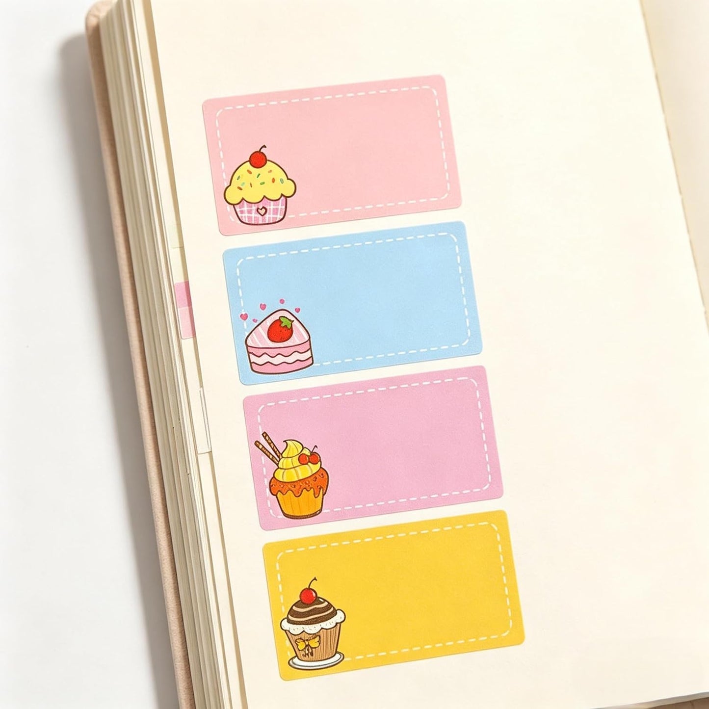 100-Pack Removable Freezer Labels, Waterproof Food Storage Stickers for Date & Contents Marking - Colors B