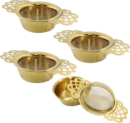 2 Pack Tea Strainers, Stainless Steel, Sliver