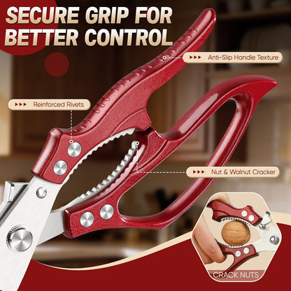 Freelander Kitchen Scissors Set - All Purpose Heavy Duty Poultry Shears