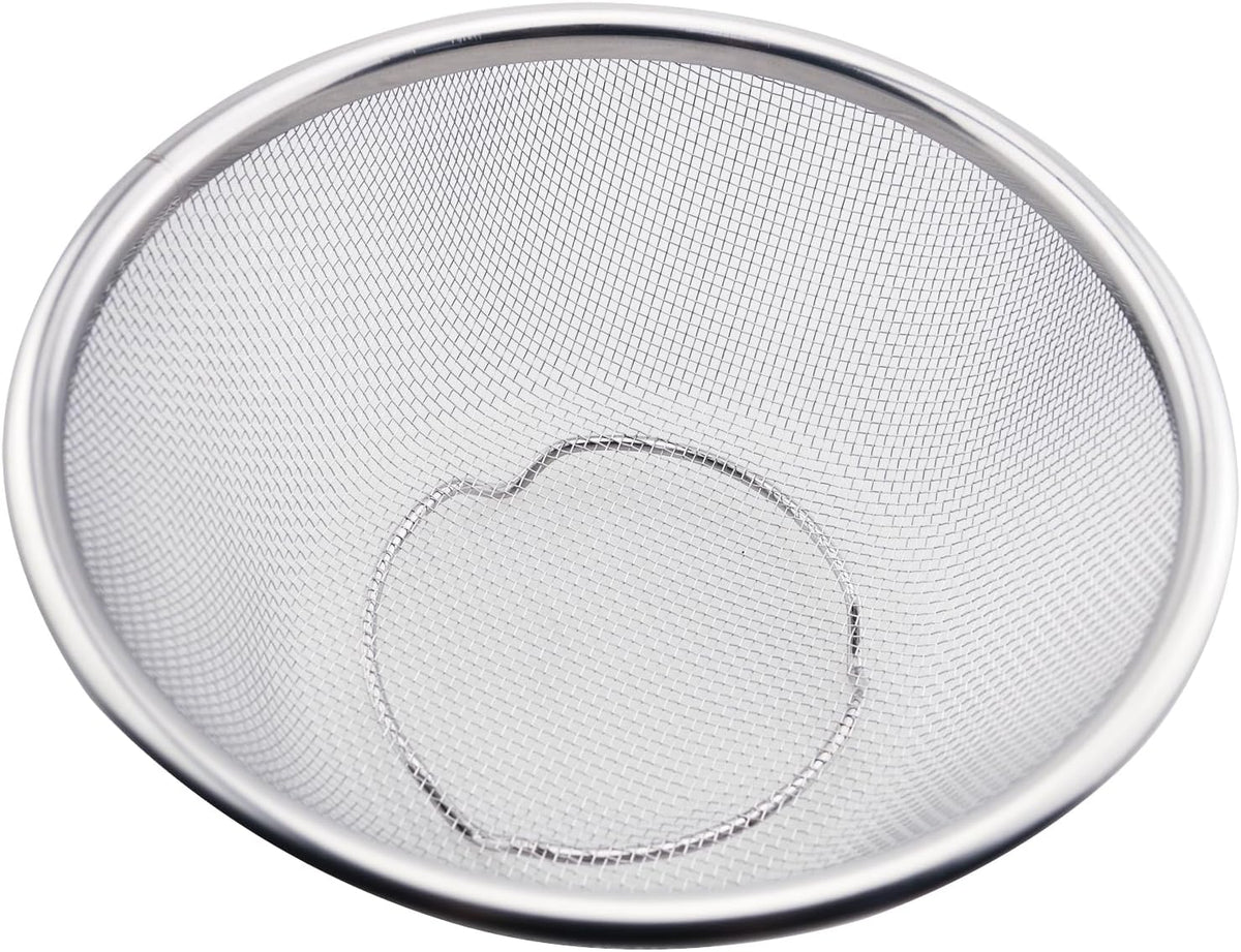 Stainless Steel Mesh Strainer Basket 7in Kitchen Rice Strainer Salad Bowl