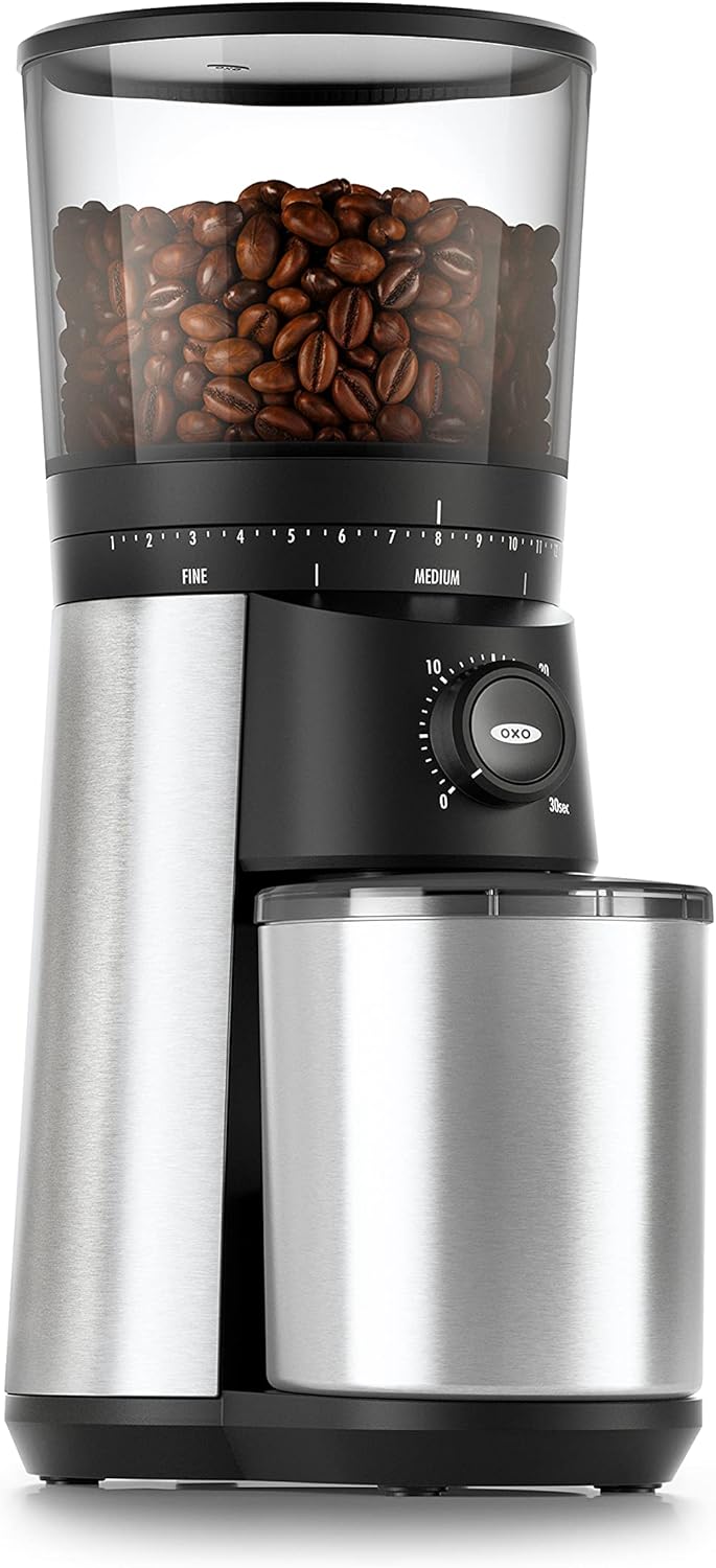 OXO Brew Conical Burr Electric Coffee Bean Grinder - 12 Oz, Matte Black