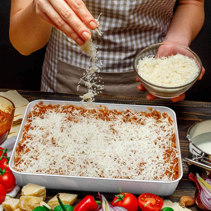 TeamFar Lasagna Pan, 16" x12.13" x2" Stainless Steel Rectangular Cake Pan
