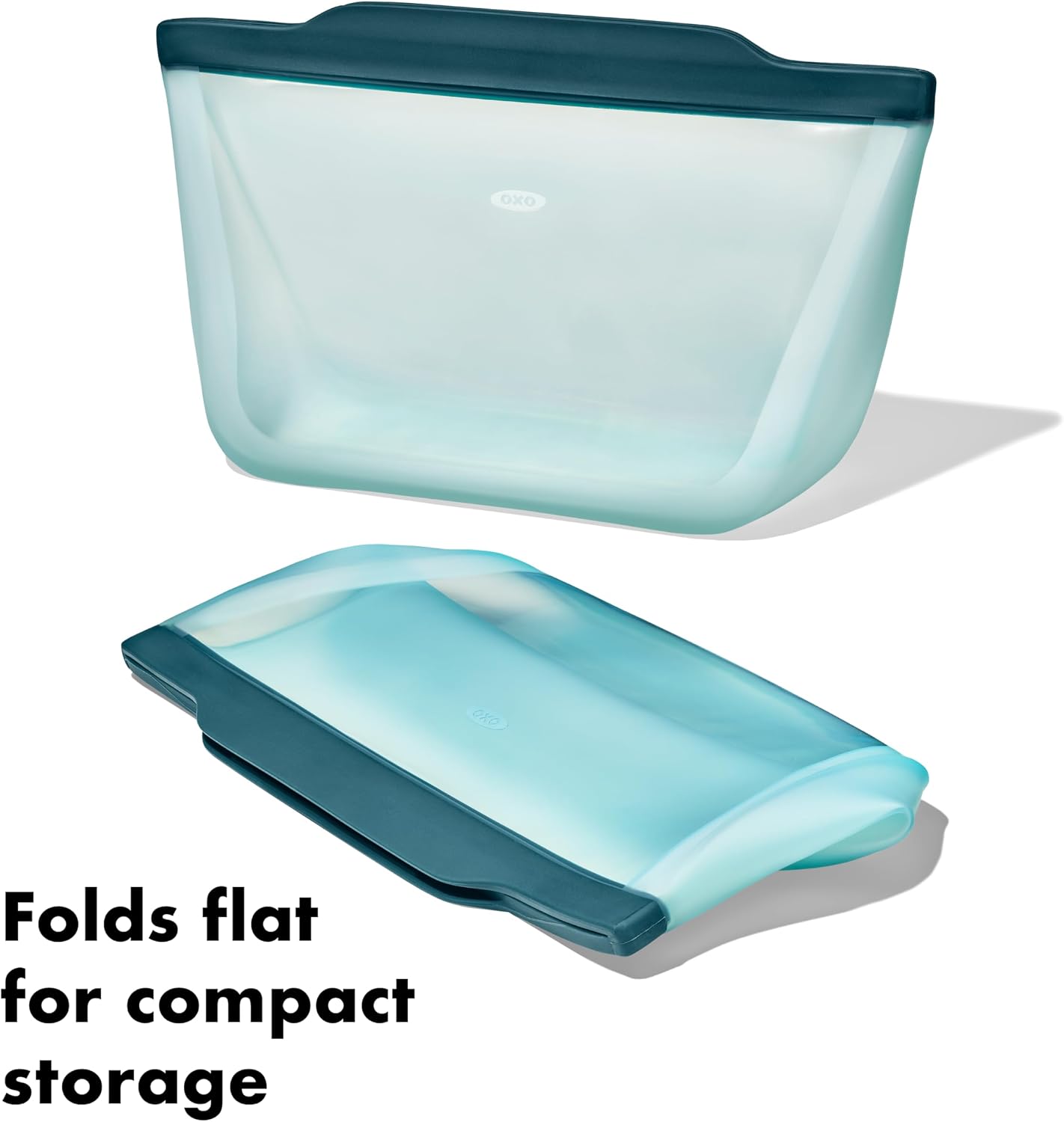 OXO Good Grips Silicone Reusable Bag - Stand-Up Cup (8 oz) - Oat