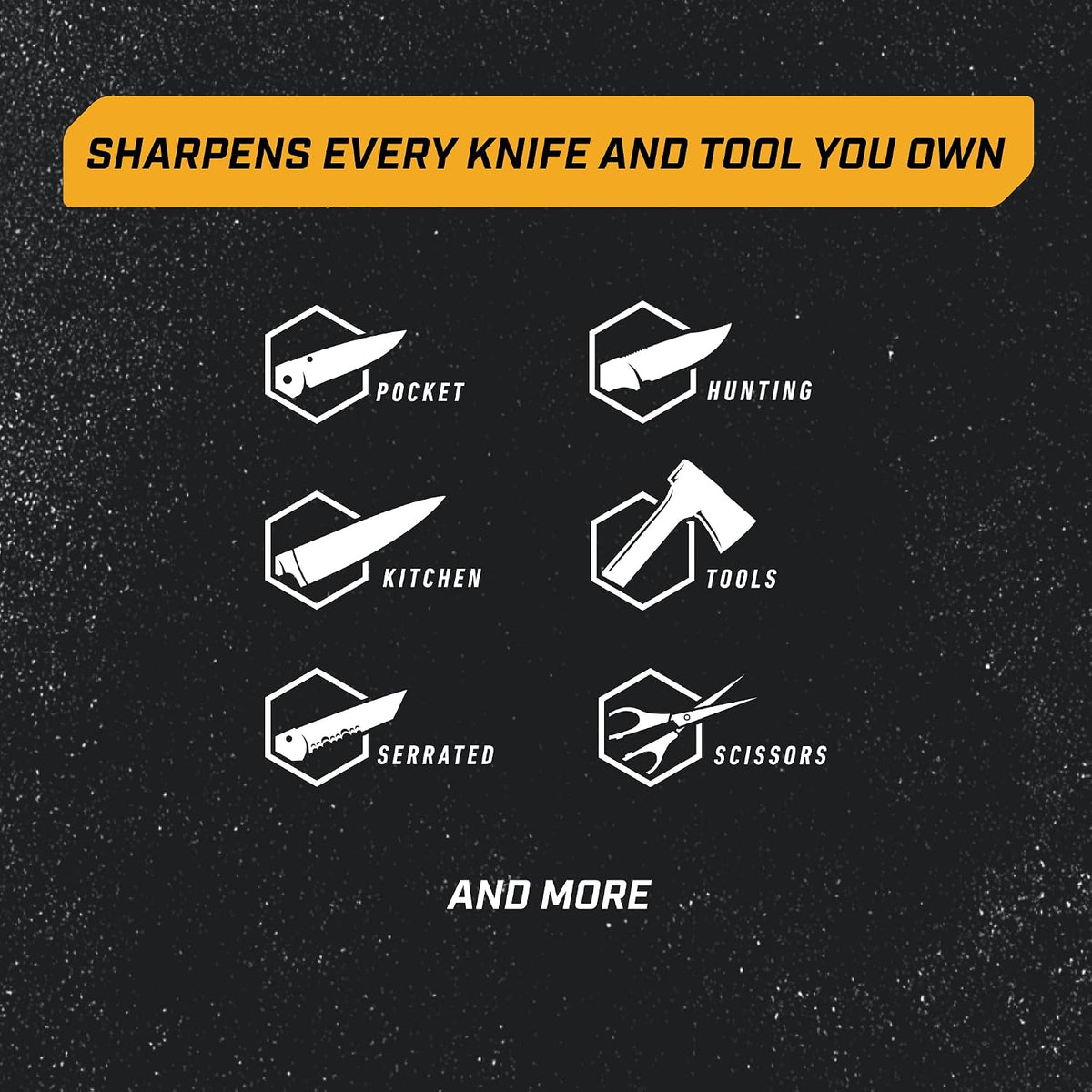 Work Sharp Ken Onion Knife Sharpener Tool - Adjustable Knife Sharpening System - For Knives, Scissors, Serrated Blades, & Tools