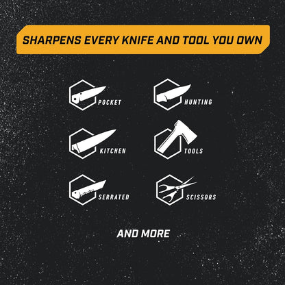 Work Sharp Ken Onion Knife Sharpener Tool - Adjustable Knife Sharpening System - For Knives, Scissors, Serrated Blades, & Tools