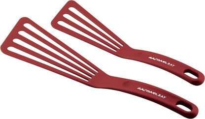 Rachael Ray Tools & Gadgets 2-Piece Nylon Spatula Set, Orange - 51211