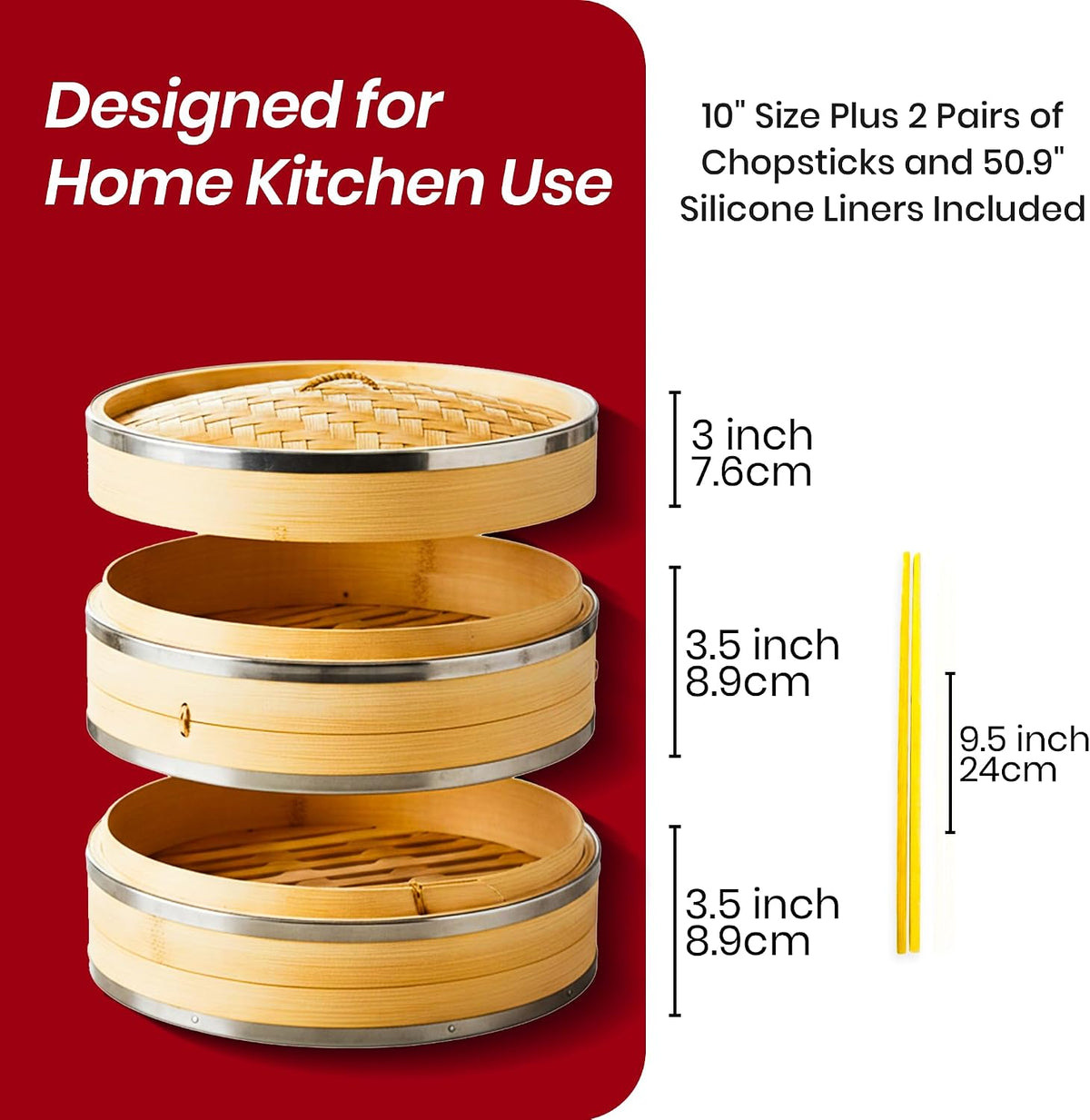 Bamboo Steamer Basket