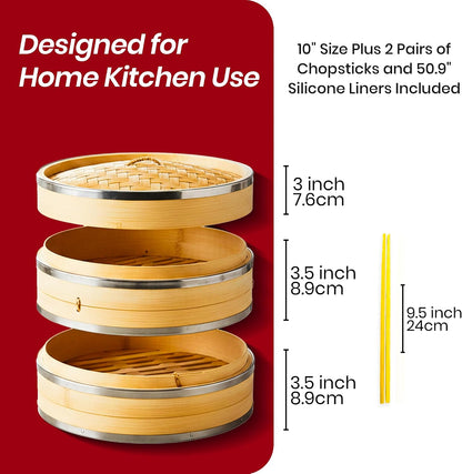 Bamboo Steamer Basket