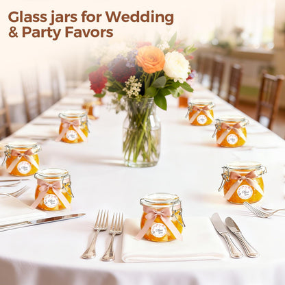 ComSaf Glass Pantry Jars with Airtight Lids 0.7 Gallon 2 Pack Wide Mouth | Flour sugar rice, Sourdough pickling, Pantry organization, Scoop included, Baking supplies, Bulk food storage, Large capacity