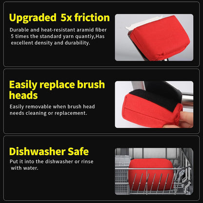 XUDAKAIXIN Bristle-Free Steam Grill Brush,No Bristle Shedding— Ultra Safe & Efficient BBQ Grill Cleaner for Outdoor Grill, for Men, Dad, or Any Grill Lover﻿