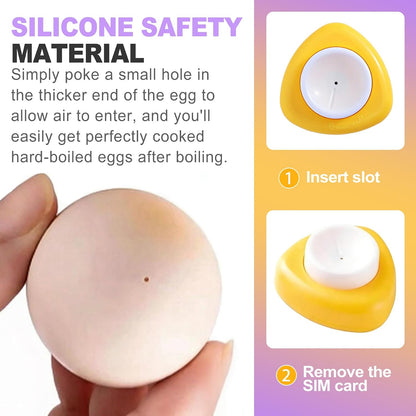 Egg Piercer Tool for Raw Eggs Easy Peel Egg Pricker with Retractable Pin Durable Egg Puncher for Hard Boiled Eggs Cooking Prep Kitchen Accessory