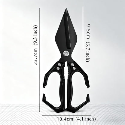 Multifunctional Heavy Duty Kitchen Shears,Kitchen Shears for Cutting Chicken,Kitchen Scissors for Food, Japanese High-Carbon Steel Culinary Poultry Shears, for Chicken,Meat,Fish,Bone Cutting(Silver)