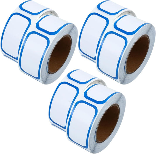 VILLCASE 6 Rolls Date Label Stickers for Food Storage Containers Removable Message Labels with Easy-Peel Paper Surface Non-Residue Date Decals for Kitchen Refrigerator Freezer Organization