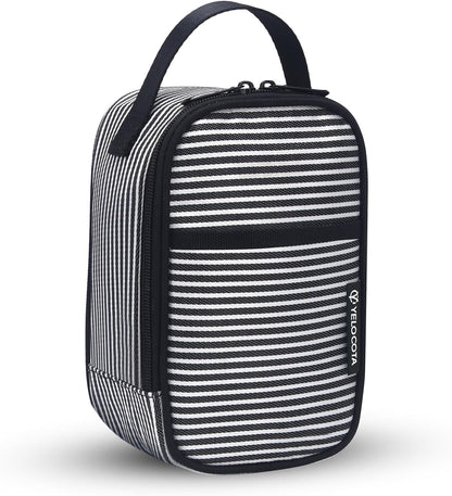 Yelocota Small Insulated Lunch Bag- Snack Bag- Mini Cooler Bag with Handle for Travel,Work,School(Storage Space below 20oz)- Also Suitable for Pairing with Food Jar