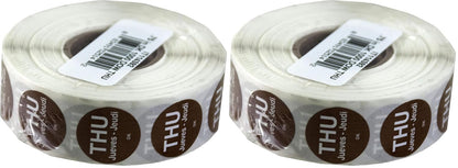 DayMark Safety Systems-IT1143926 Day of the Week 3/4" Circle Permanent Label, SAT (Roll of 1,000)
