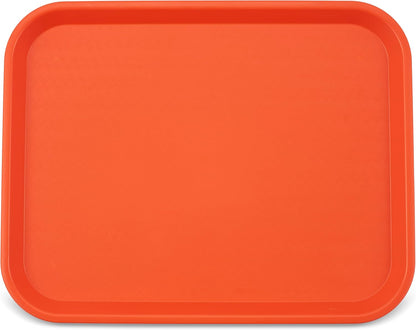 Carlisle FoodService Products Café Cafeteria Tray, Fast Food Tray for Restaurant or Commercial Use, 14" x 18", 1 Count, Black