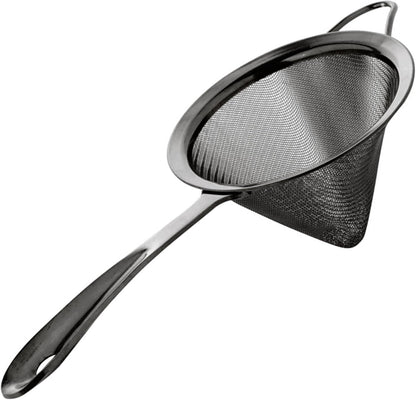 A Bar Above Fine Mesh Cocktail Strainer, 304 Conical Sieve, Silver Finish
