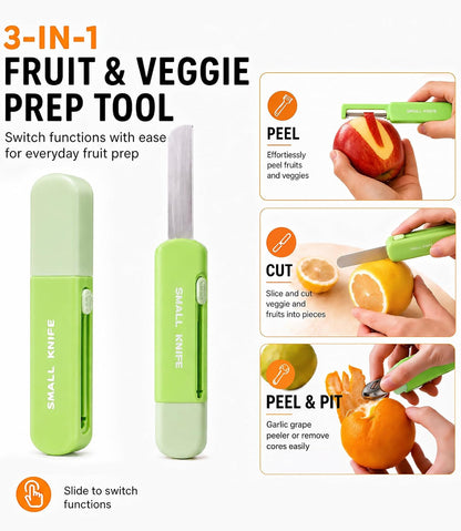 Fruit Vegetable Peeler for Kitchen, Multifunctional & Portable