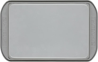 Farberware Nonstick Bakeware Rectangular Cake Pan with Lid, Cake Pans For Baking, 9-Inch x 13-Inch, Gray