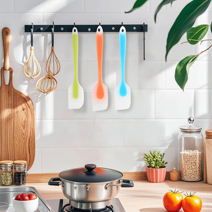 Silicone Spoon Spatula Set Food Grade Kitchen Utensils Heat Resistant