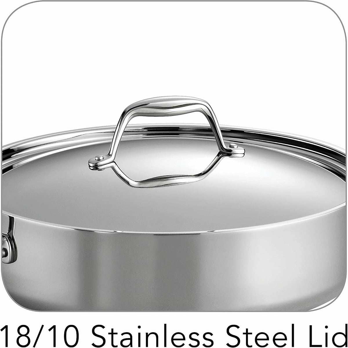 Tramontina Signature Stainless Steel Pasta Strainer Insert for Pot