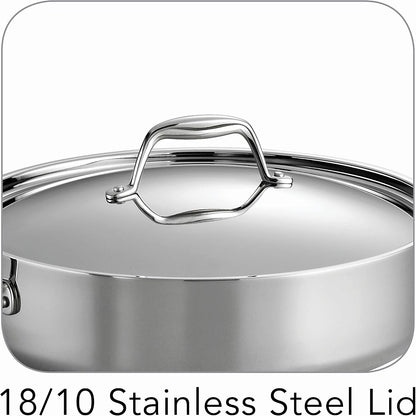 Tramontina Signature Stainless Steel Pasta Strainer Insert for Pot