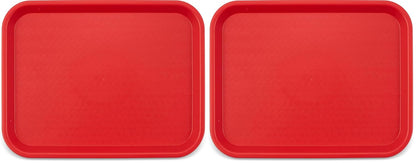 Carlisle FoodService Products CT101403 Cafe Standard Plastic Cafeteria/Fast Food Tray, NSF Certified, BPA Free, 14" Length x 10" Width, Black