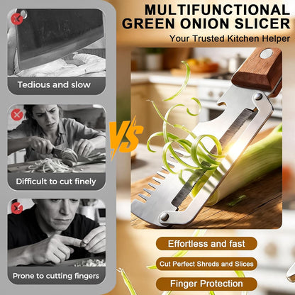 Multi Functional Vegetable Peeler Julienne Hand Held Opener 3 in 1 Easy-Clean Stainless Heavy Duty Steel Thickened for Kitchen Fruit Potatoes Cabbage Graters Slicer Shredder(Julienne Slicer(1pc))