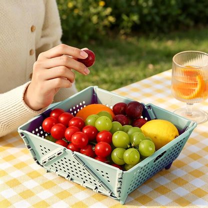 Small Collapsible Kitchen Colander and Strainer (1pcs) | Foldable Space-Saving